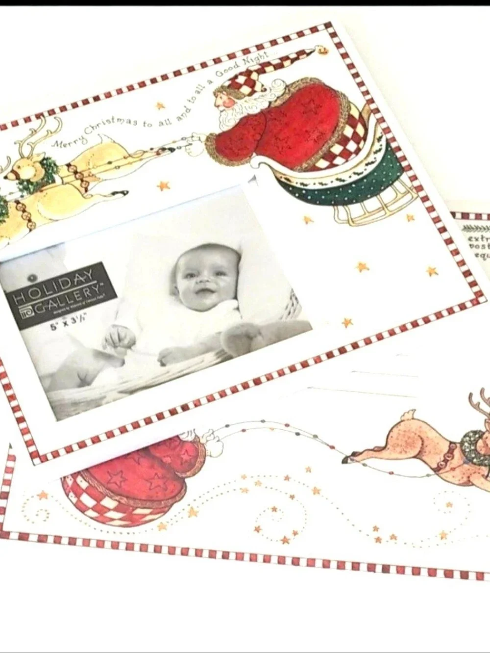Christmas Photo Frame Greeting Card - NWOT